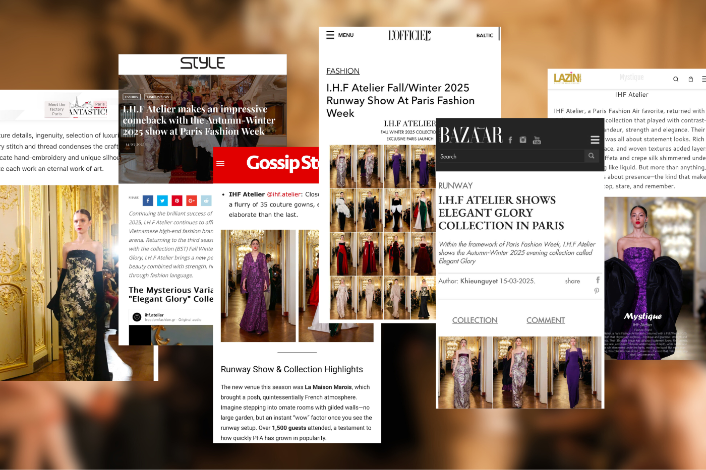 WIDESPREAD MEDIA ATTENTION SURROUNDING I.H.F ATELIER’S FALL WINTER 2025 COLLECTION AT PFW