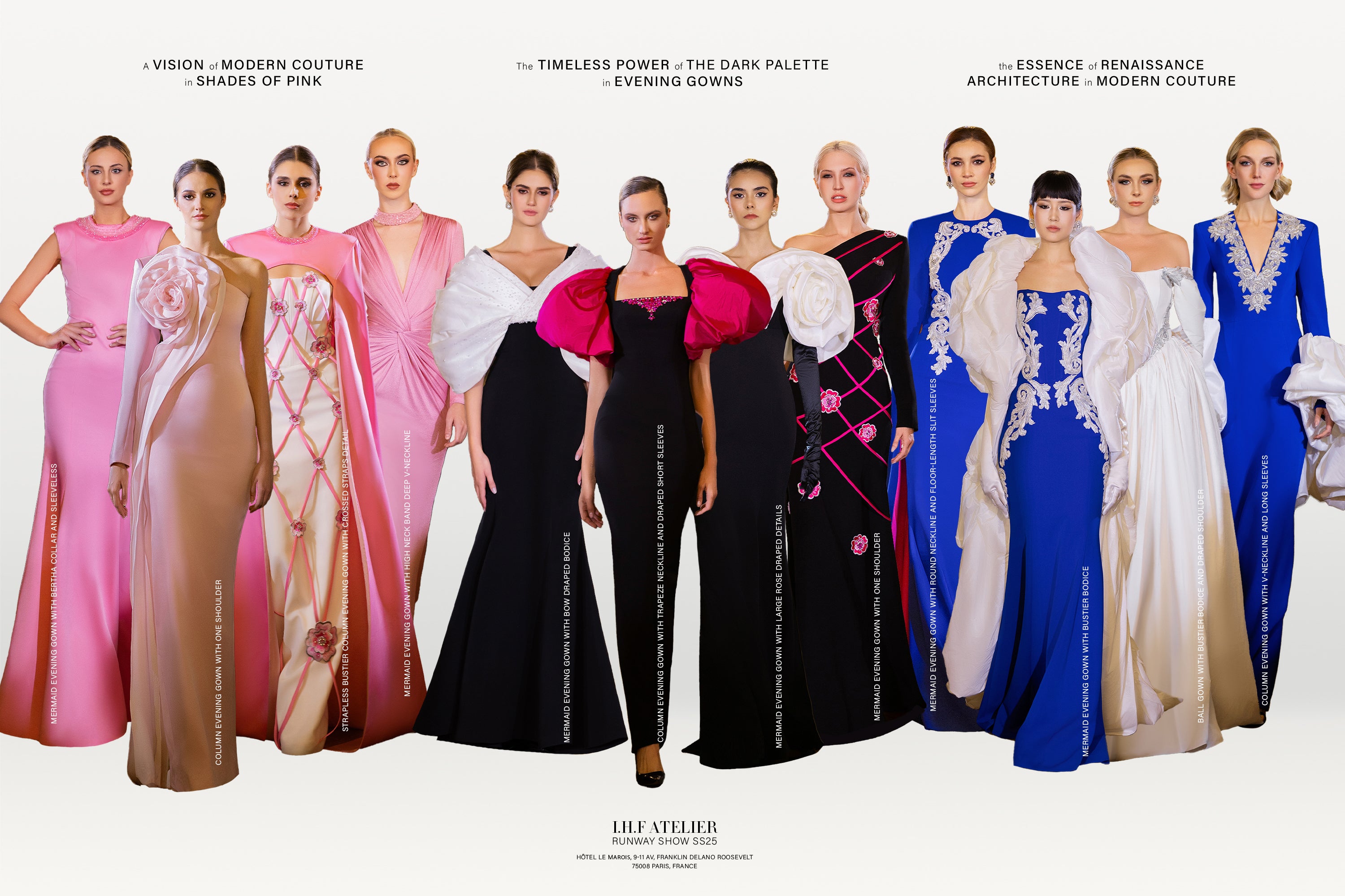 UNVEILING THE DEPTHS OF MORDERN COUTURE - A JOURNEY THROUGH I.H.F ATELIER’S PALETTE