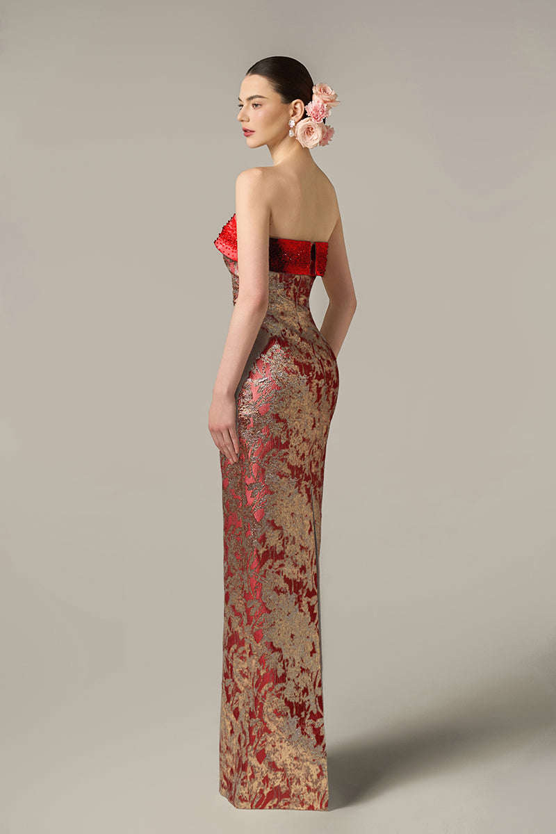 Burstier Column Gown