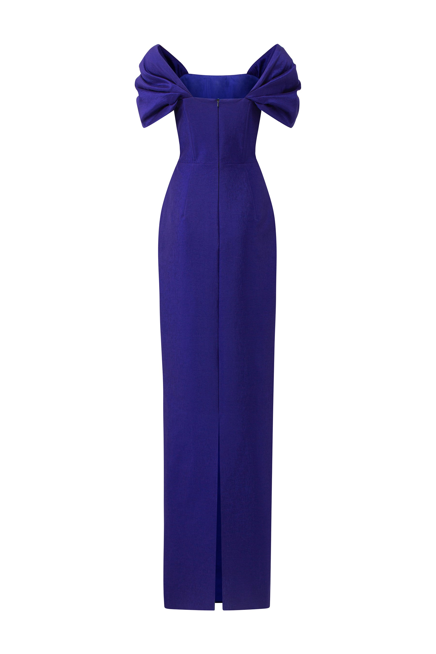 Bustier Dress With Off-Shoulder Sleeves