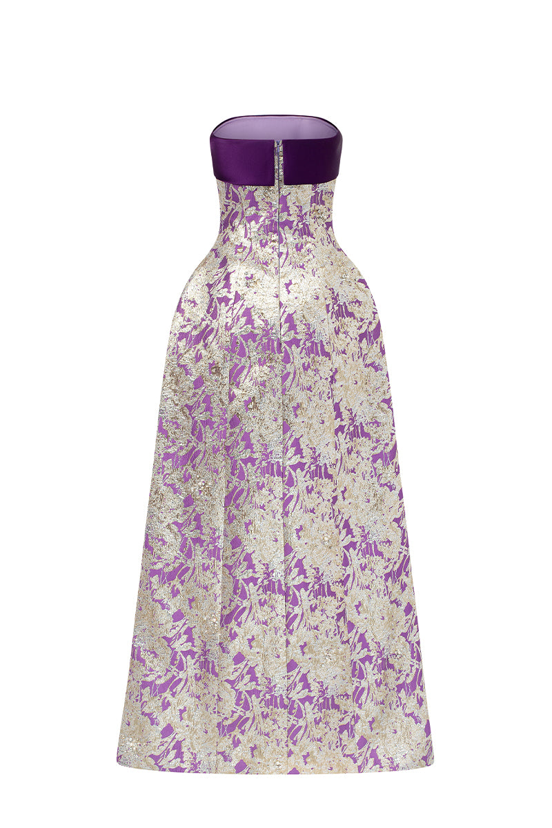 Burstier Waist Cinching A-line Gown