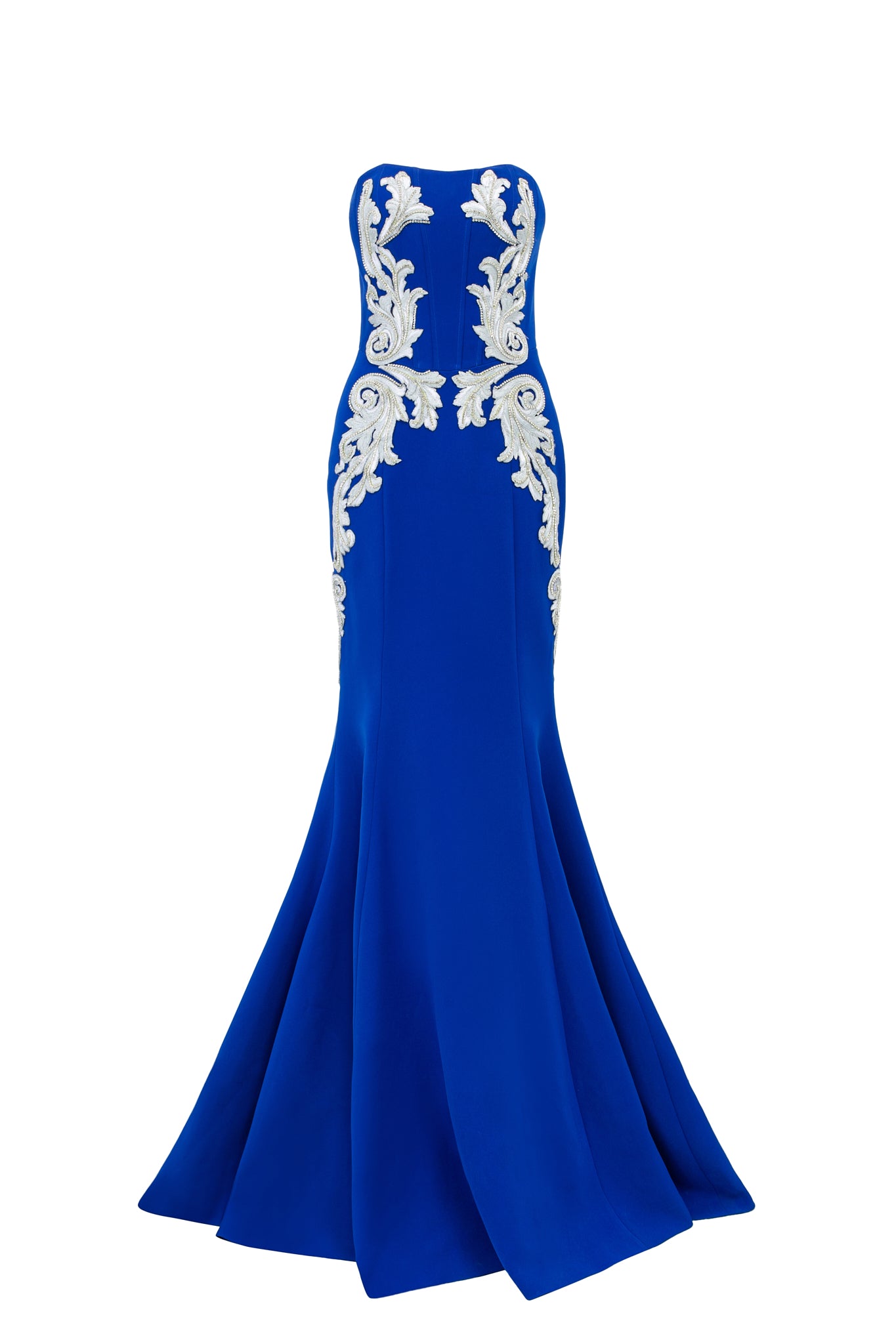 Mermaid Evening Gown With Bustier Bodice