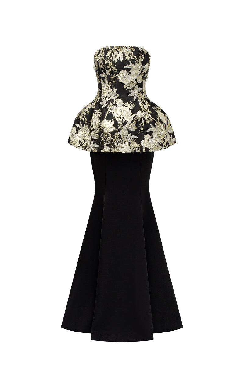 Waist Cinching Corset Top And Mermaid Skirt