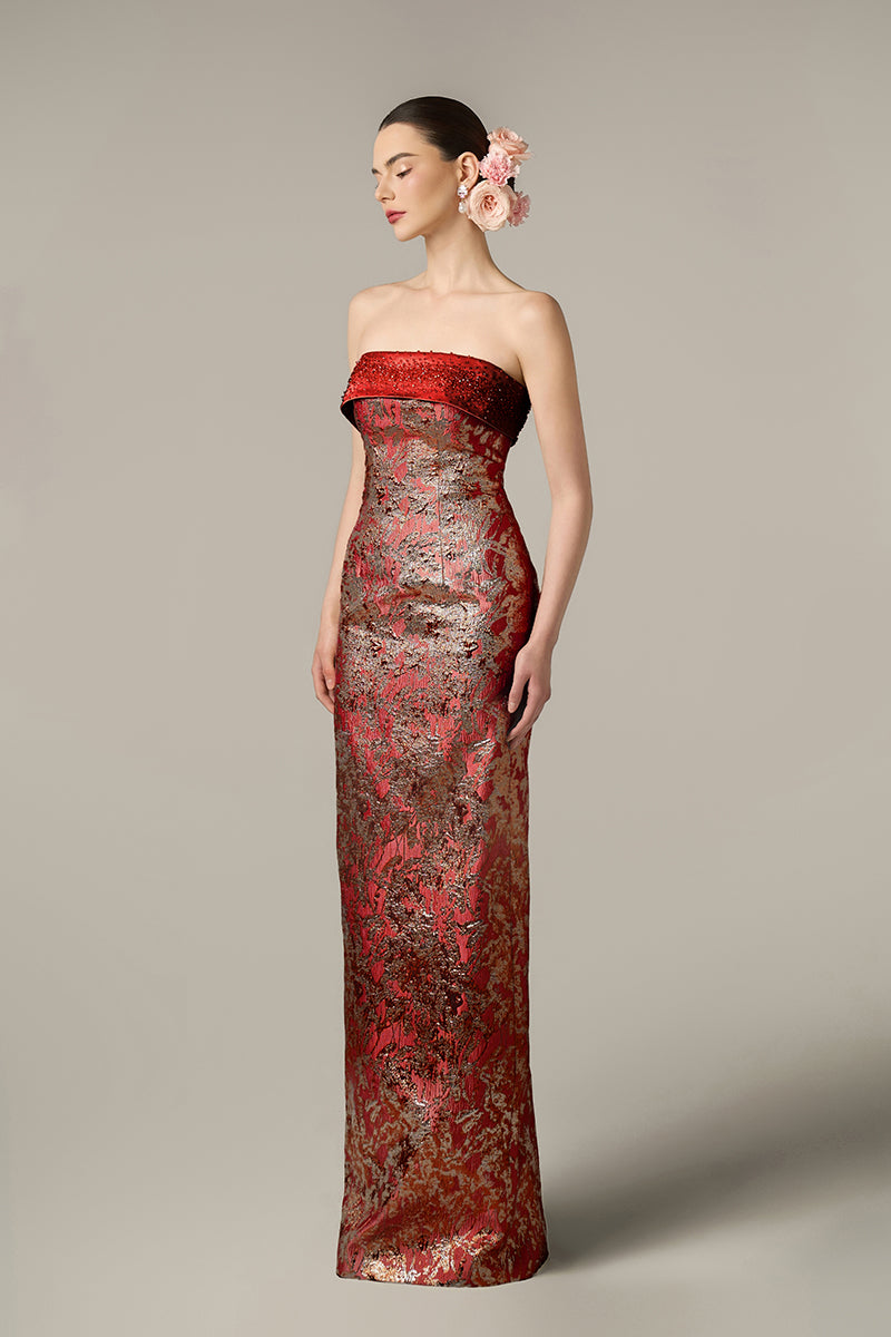 Burstier Column Gown