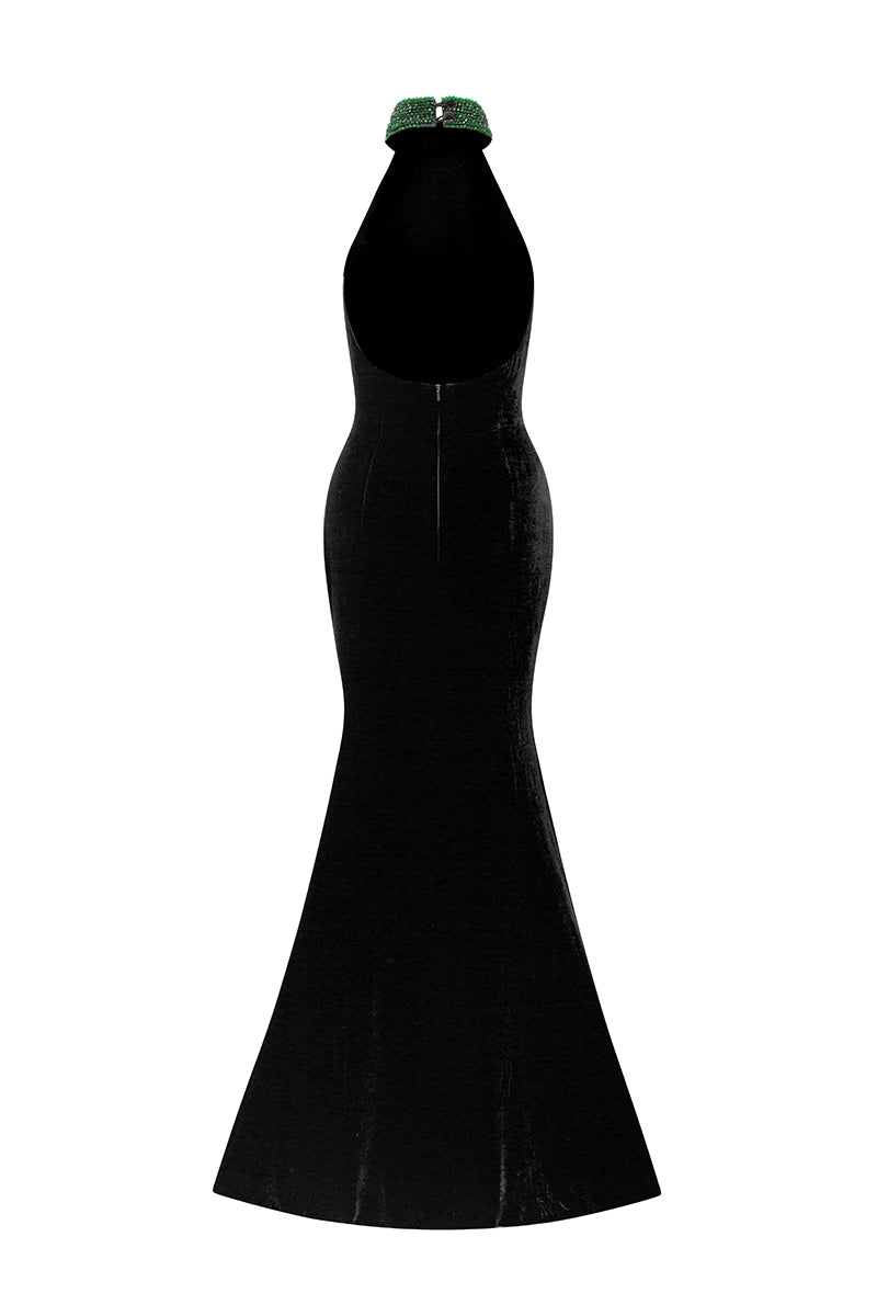 Halter Neck Mermaid Gown