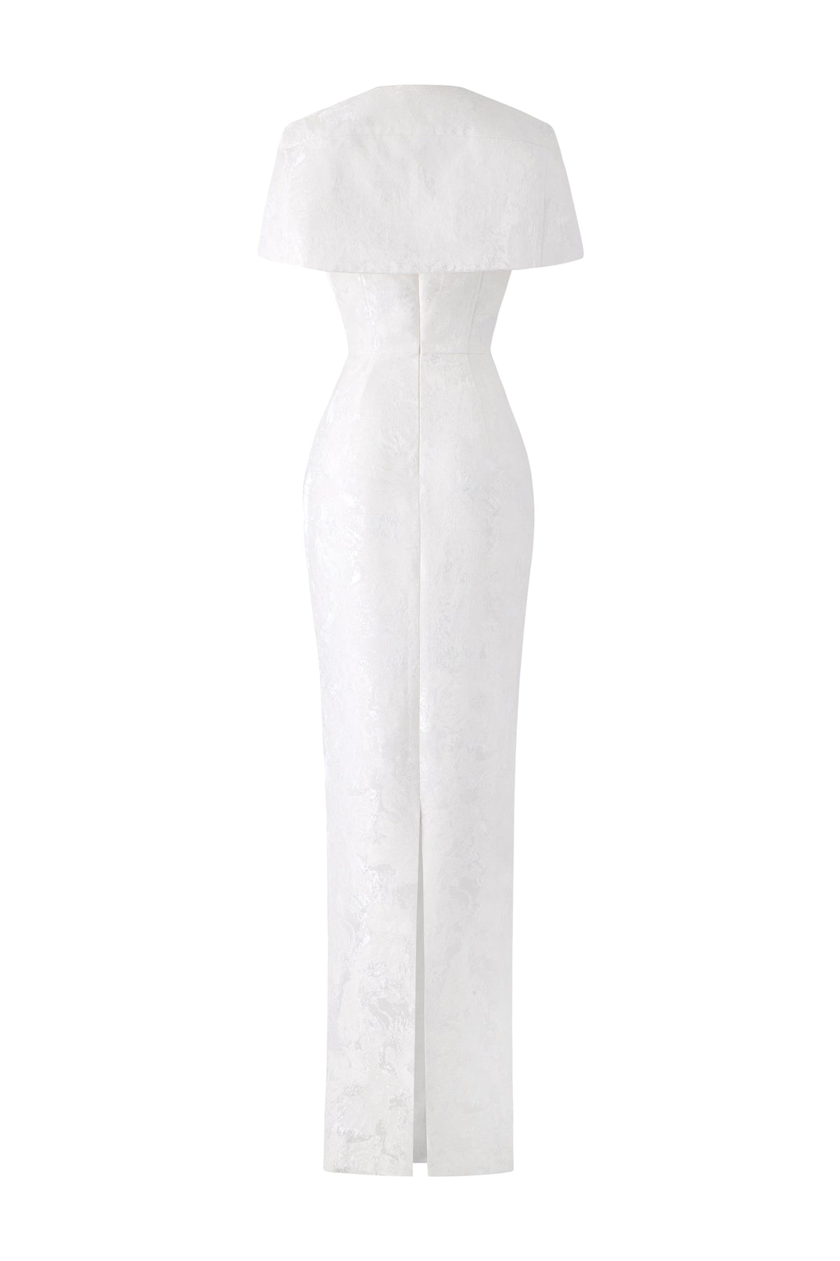 Bustier Gown With Mini Cape | I.H.F ATELIER