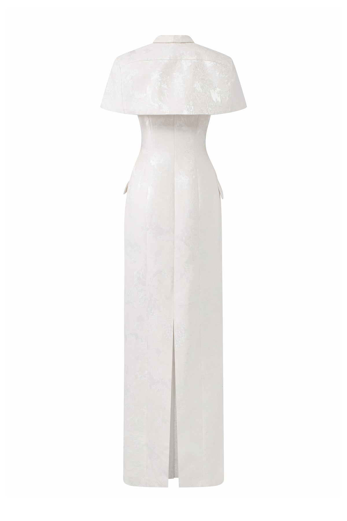 Long Dress-Coat With Mini Cape | I.H.F ATELIER